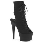 Pleaser Adore 1016 Black Suede Platform Shoes